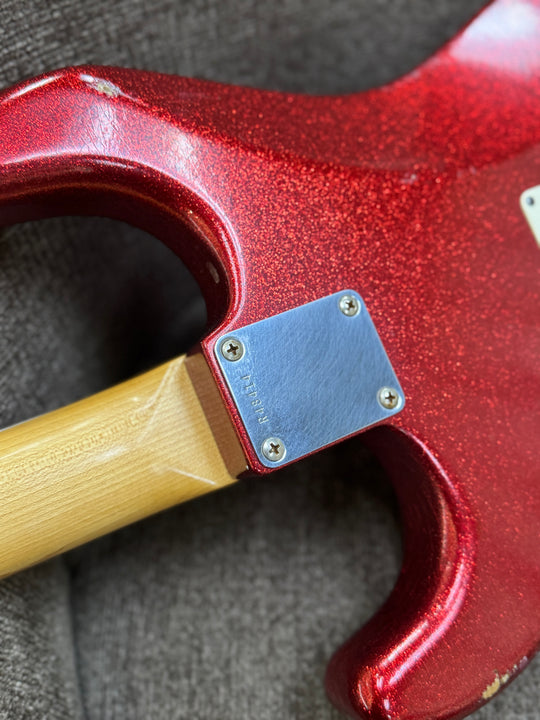 Fender Custom Shop “Not-Rod” ’60s Stratocaster - 2019 - Red Sparkle Relic. Master Built by Mark Kendrick