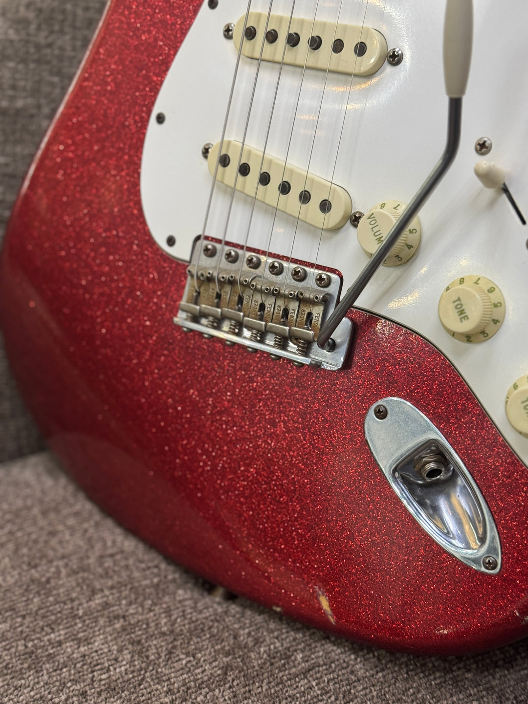 Fender Custom Shop “Not-Rod” ’60s Stratocaster - 2019 - Red Sparkle Relic. Master Built by Mark Kendrick