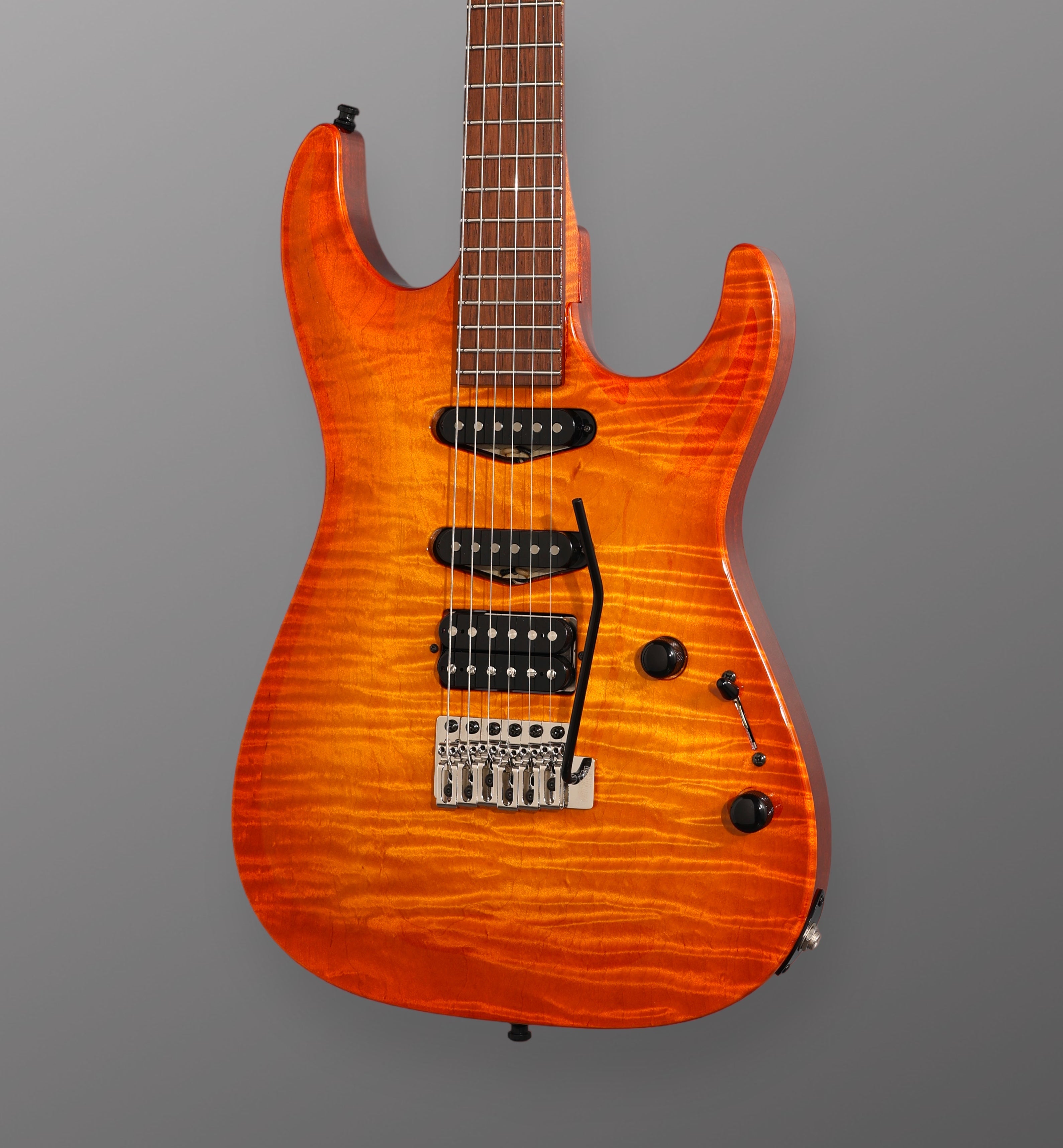 Marchione Carve-Top Solid Body - 2023 - Cherry Burst. NEW