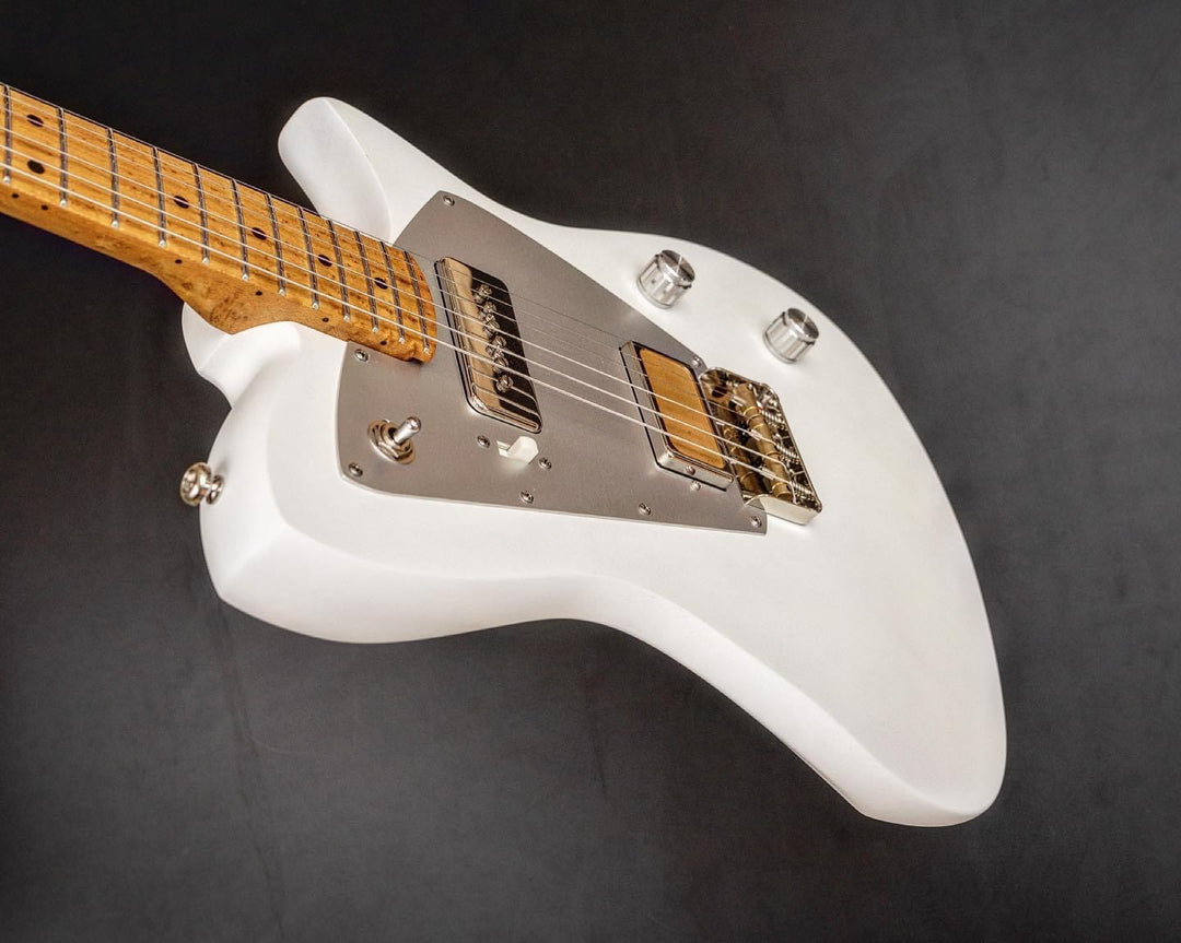 Rufini Guitars Zyco - Bianco Neve (aka Snow White) - Birdseye Maple. NEW. (Authorized Dealer)