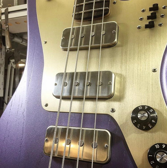 Deimel Firestar Bass 2019 Purple Matt Metallic Authorized Deimal Guitar Works Dealer in the USA