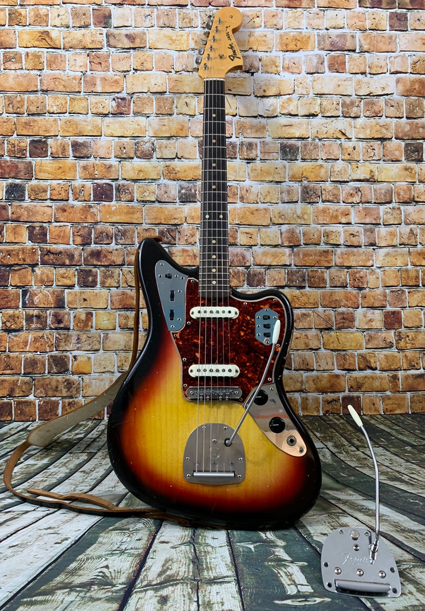 Fender Japan L60s Jaguar マスタリーブリッジ Fender Jaguar Sunburst 1964 Vintage Upgrades Mastery Bridge