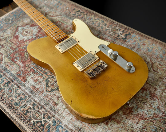 Nacho Banos 1949 Prototype, Chambered Hollow Body w/ “PAF” Style Pickups 2019 - Aged Gold. Collector Owned. 5lbs 15oz by Nacho Banos