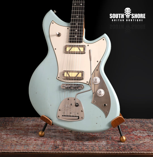 Novo Serus J - 2025 - Sonic Blue. Gold Foil Pickups. NEW (Authorized Dealer)