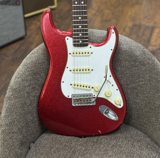 Fender Custom Shop “Not-Rod” ’60s Stratocaster - 2019 - Red Sparkle Relic. Master Built by Mark Kendrick