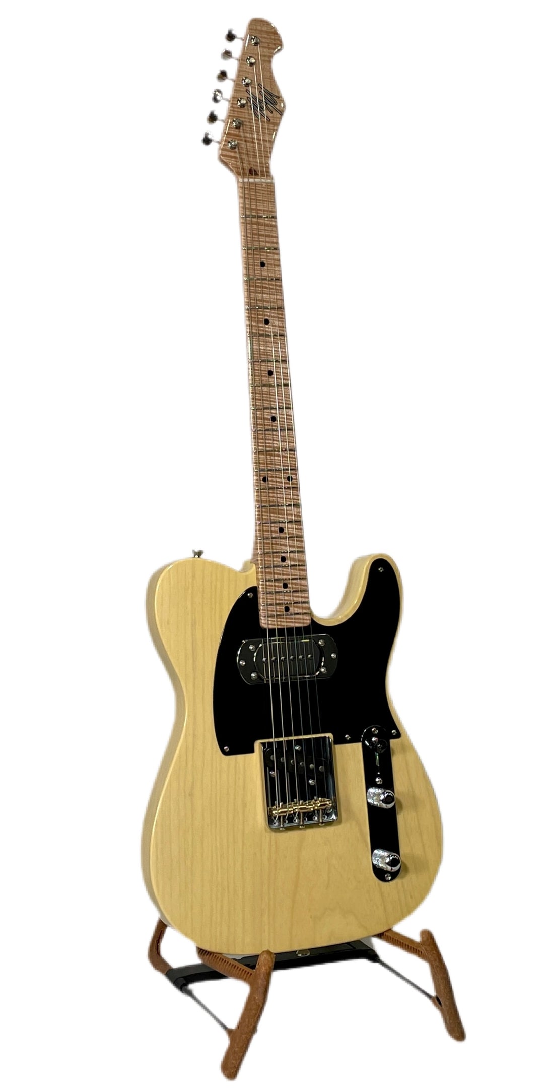 Mario T-Style 2022 Nocaster Blonde 1-Piece Body, AAAA 1/4" Sawn Neck, Bigsby Pup (Authorized Dealer)