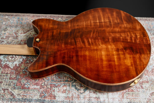 Lambdin-Morello  Coastal Semihollow Guitar 2025 - Natural / Varnish. NEW
