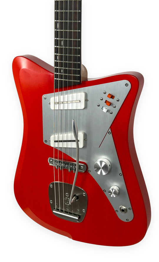 UMA Guitars Jetson 2 Tangerine finish, NEW (Authorized Dealer)