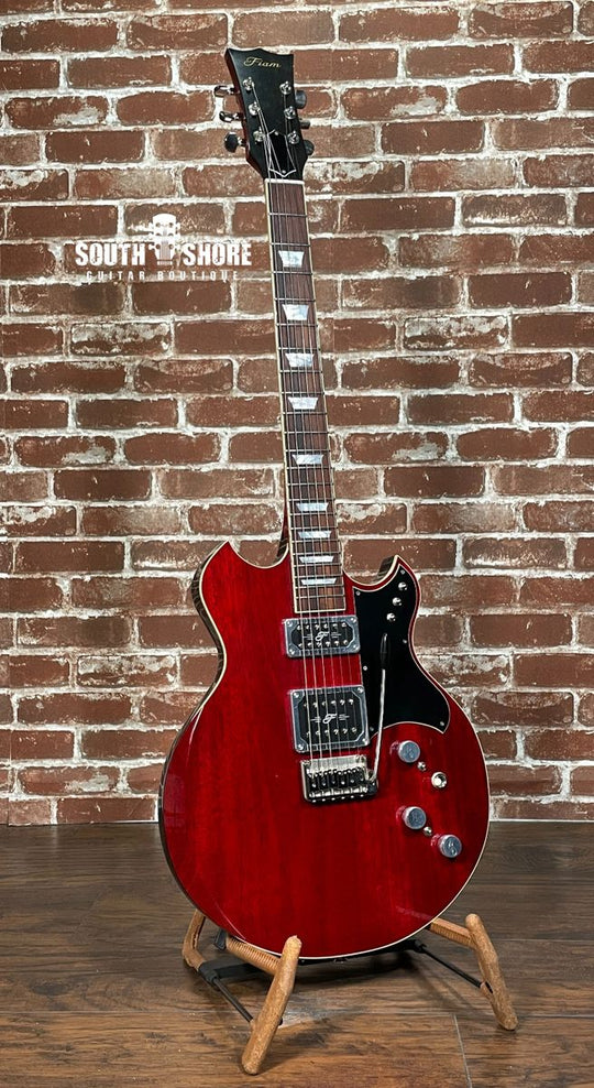 Fiam Guitars Nightingale by Ex Ronin Luthier Izzy Lugo, 2021 Wine Red/Black NEW (Auhthorized Dealer)