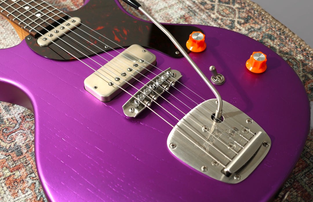 Deimel Guitar Works Doublestar RawTone Set-Neck - 2024 - Open Pore, Matt Purple Candy Metallic. NEW, (Authorized Dealer)