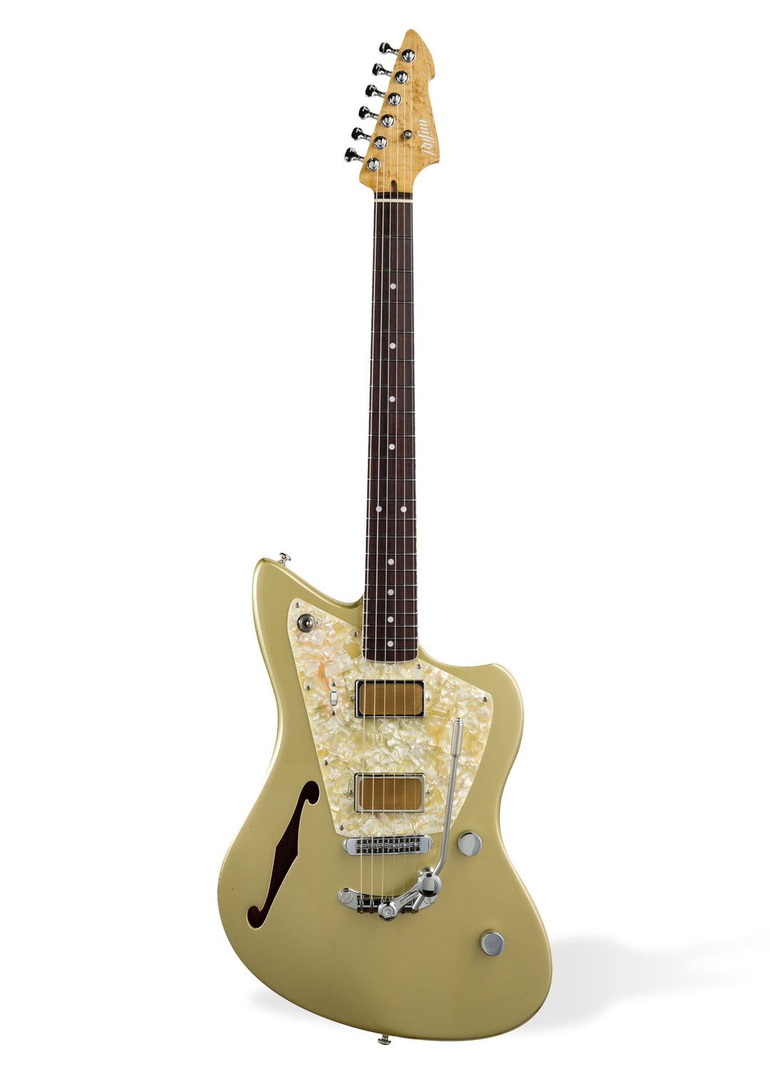Rufini Guitars Montefalco Semi-Hollow - Aztec Gold. NEW (Authorized Dealer)
