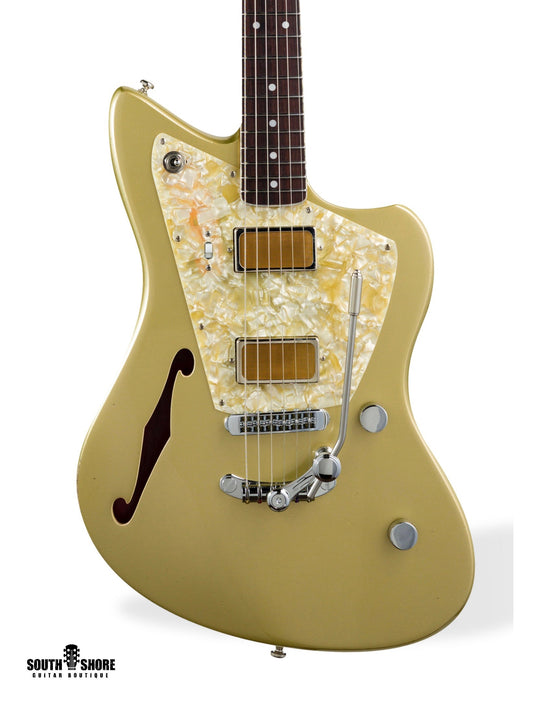 Rufini Guitars Montefalco Semi-Hollow - Aztec Gold. NEW (Authorized Dealer)