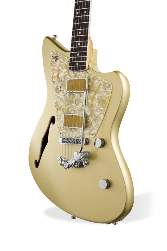 Rufini Guitars Montefalco Semi-Hollow - Aztec Gold. NEW (Authorized Dealer)