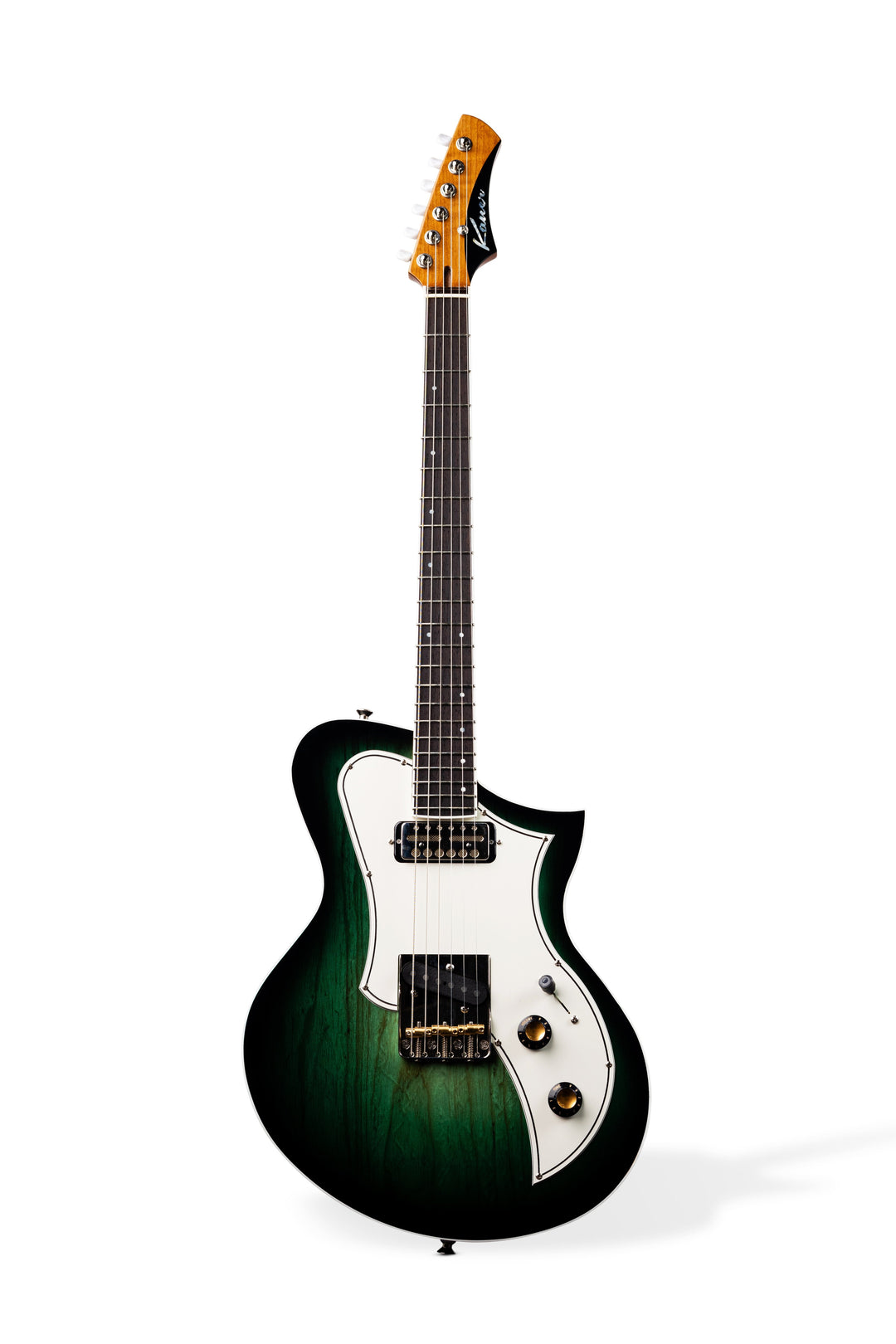 Kauer Guitars Korona 2022 Green Burst, NEW (Authorized Dealer)