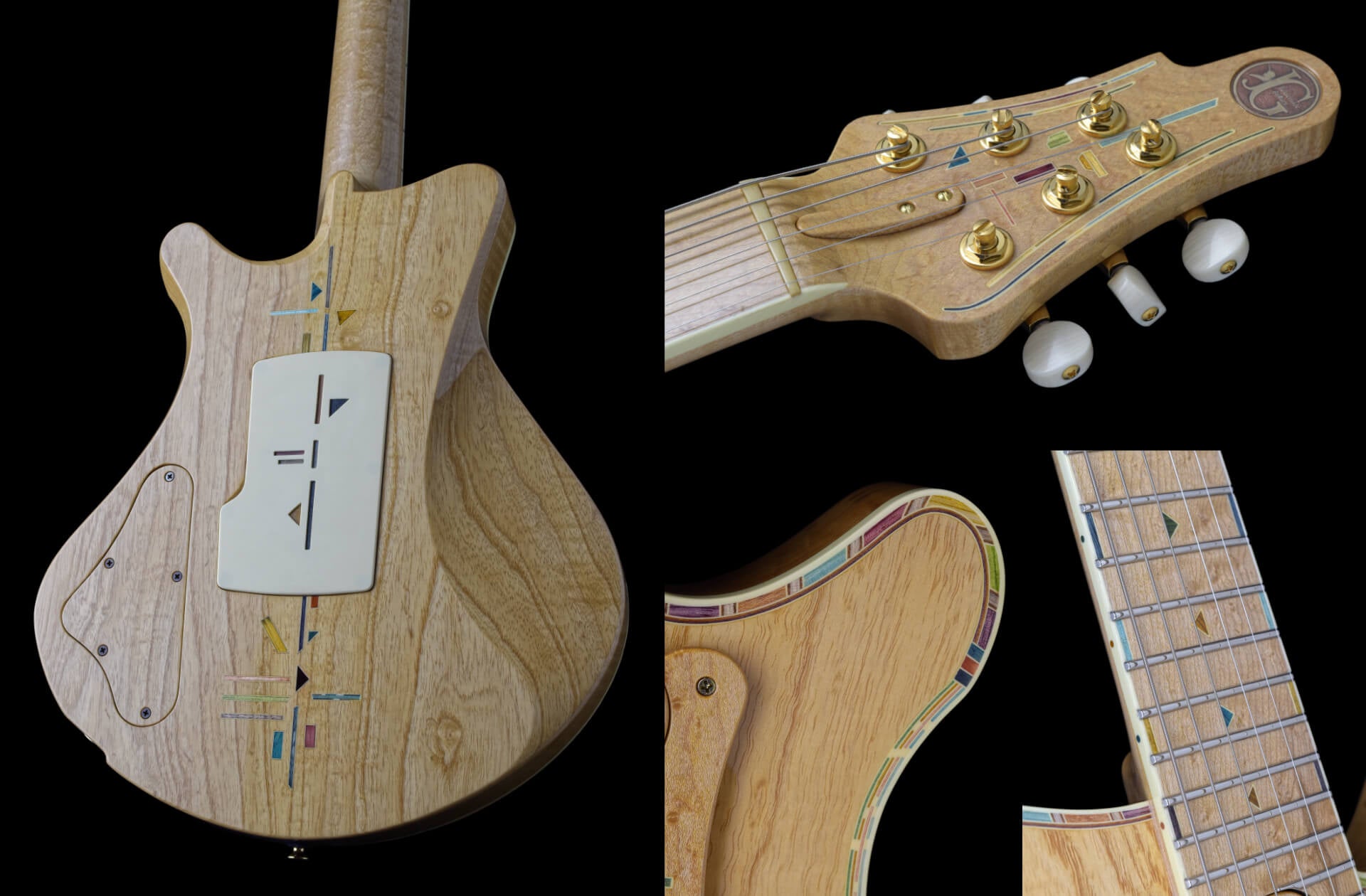 Jersey Girl Homemade Guitars Coota-Robitz 2025 - Ash / Figured