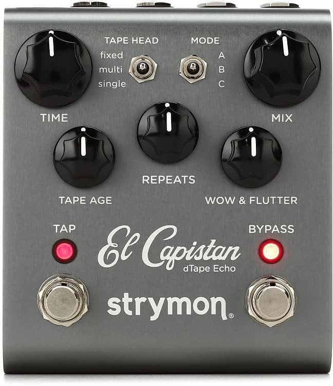 Strymon EL CAPISTAN V1 DTAPE ECHO, Grey, Brand New (Authorized Dealer) by Strymon