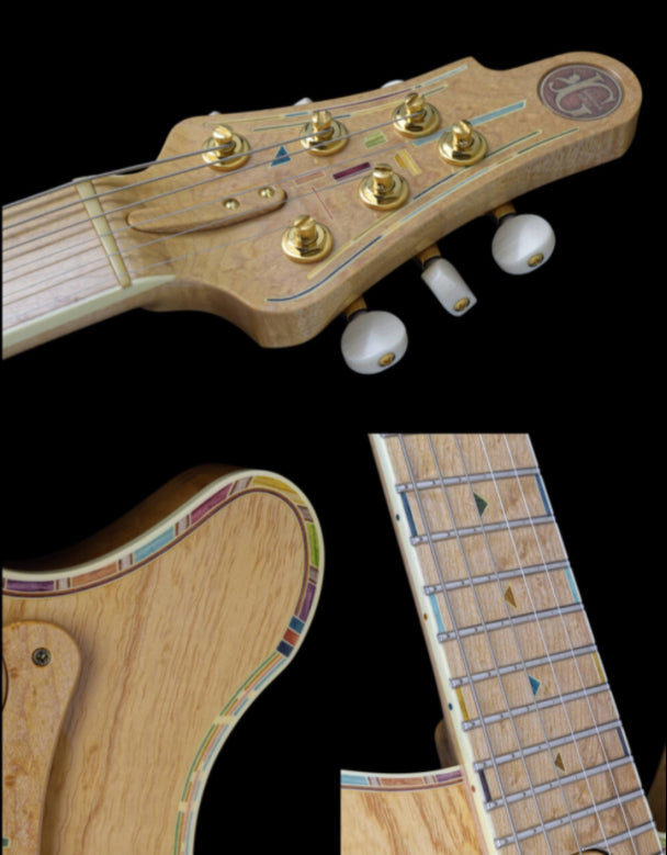 Jersey Girl Homemade Guitars Coota-Robitz 2025 - Ash / Figured