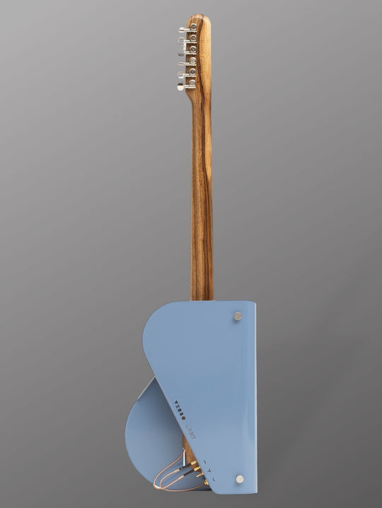 Verso Orbit Baritone 2024. - Dove Blue / Walnut - Sheet Metal Body w/ freely adjustable Magnetic Pickups SC1 Neck & HB2 Bridge - NEW. (Authorized Dealer)