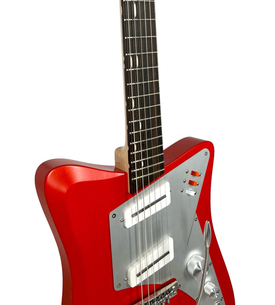 UMA Guitars Jetson 2 Tangerine finish, NEW (Authorized Dealer)