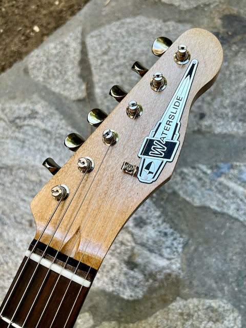 Waterslide Guitars T-Style Coodercaster 2022 Aged Sonic Blue NEW (Authorized Dealer)