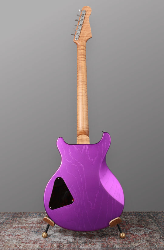 Deimel Guitar Works Doublestar RawTone Set-Neck - 2024 - Open Pore, Matt Purple Candy Metallic. NEW, (Authorized Dealer)