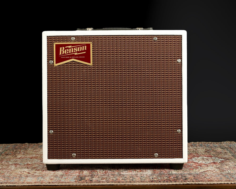 Benson Amps Vinny Reverb Combo - White / Oxblood. NEW, Authorized Dealer)