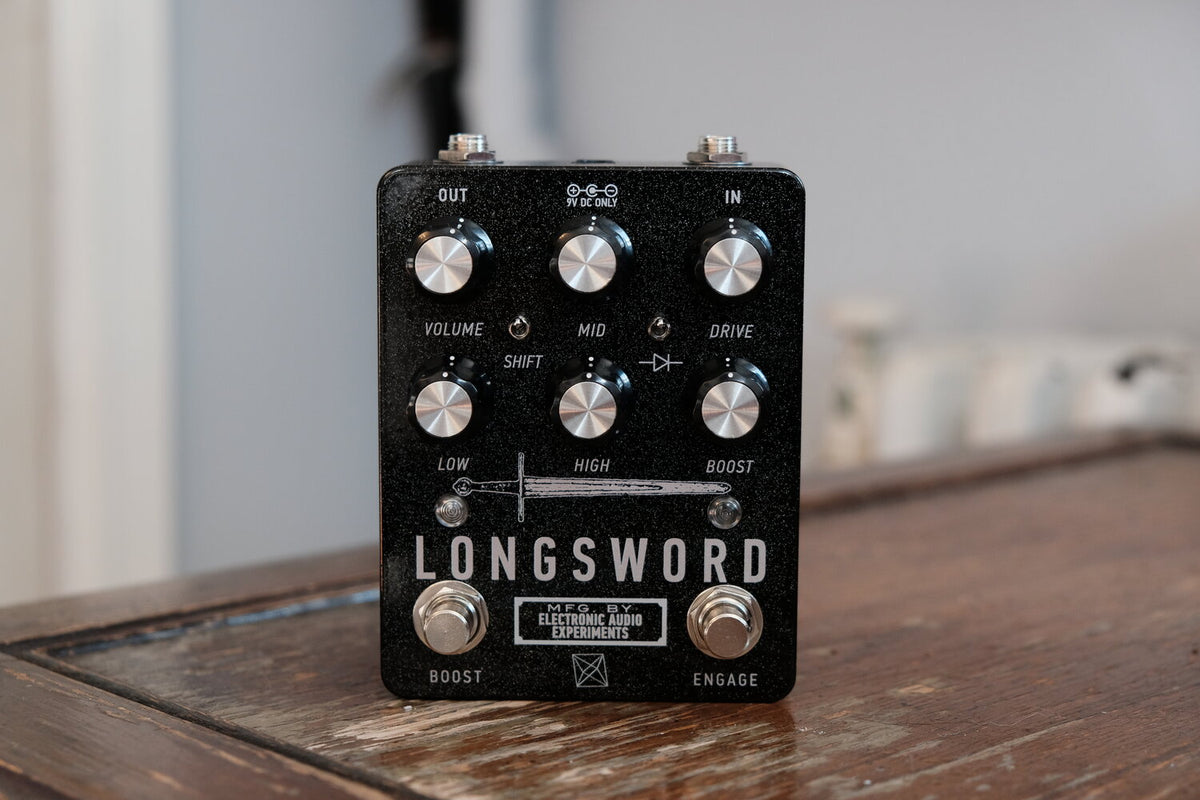 Electronic Audio Experiments Longsword 2023 - Black Sparkle. NEW (Authorized Dealer) by Electronic Audio Experiments