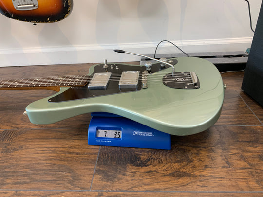 Ronin Coyote 2019 Aged Pinecrest Green Metallic Black Mastery Vibrato and Stormcrow Foil-Buckers