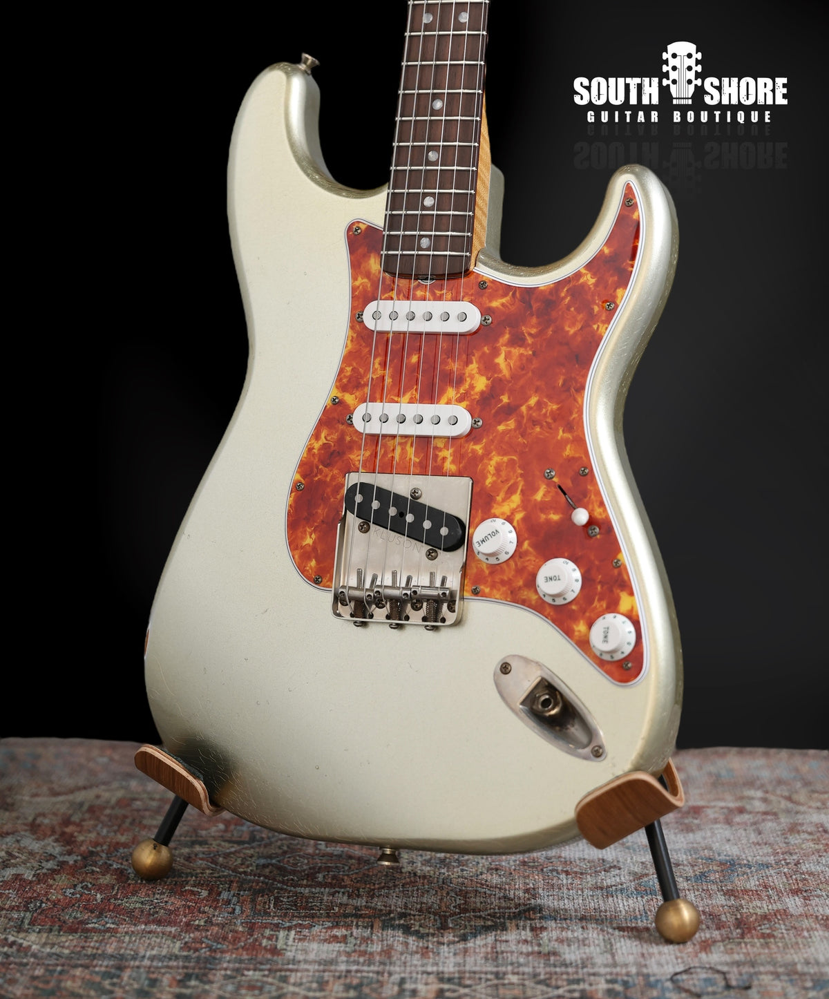 Brondel Honeycaster Hybrid - 2025 - Aged Firemist Silver w/ Ron Ellis Pickups. NEW, Authorized Dealer) by Brondel