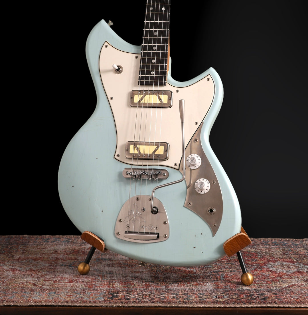 Novo Serus J - 2025 - Sonic Blue. Gold Foil Pickups. NEW (Authorized Dealer)