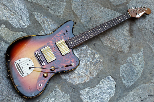Waterslide Offset Coodercaster  2019 Three Tone Sunburst