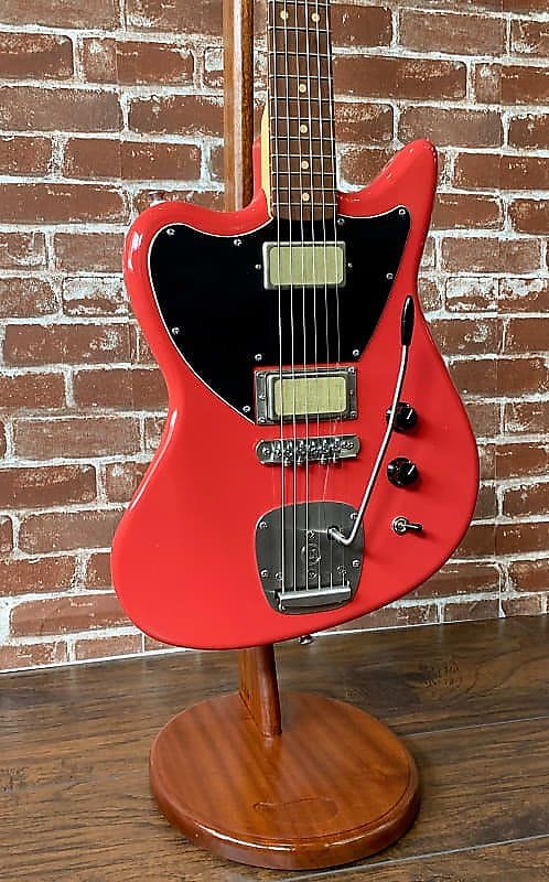Prisma Guitars Sunset Custom, Red, Light Relic, Mojo UK Gold Foil's, New 2020 (Authorized Dealer)