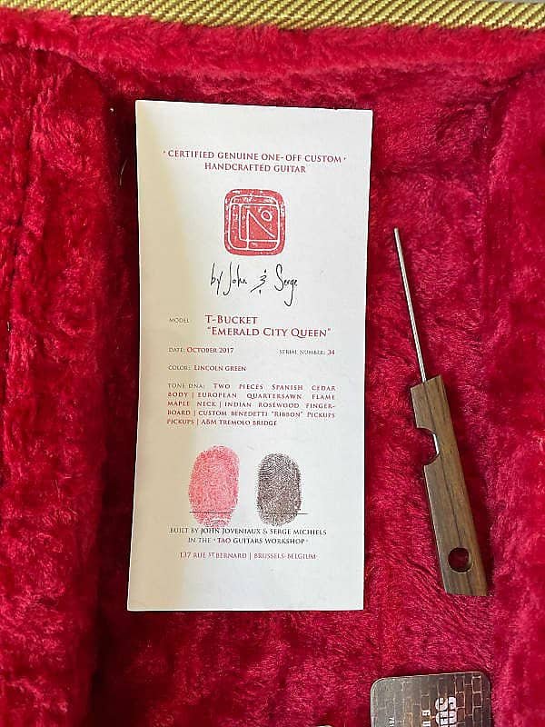 Tao T-Bucket 2017 Lincoln Green Serial # 34 "Emerald City Queen" COA & OHSC Included (Authorized Dea
