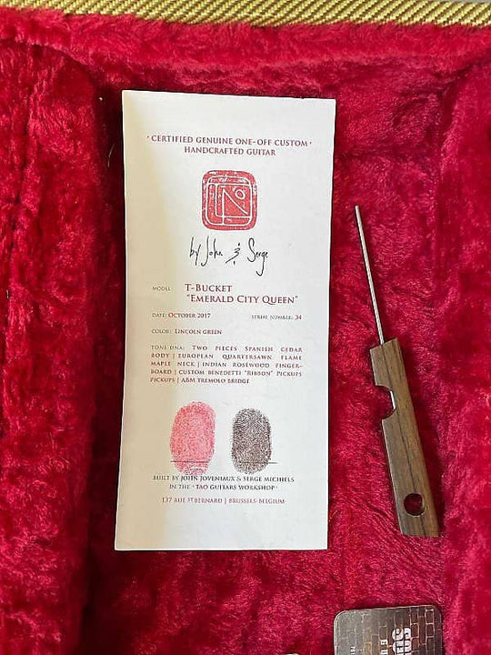 Tao T-Bucket 2017 Lincoln Green Serial # 34 "Emerald City Queen" COA & OHSC Included (Authorized Dea