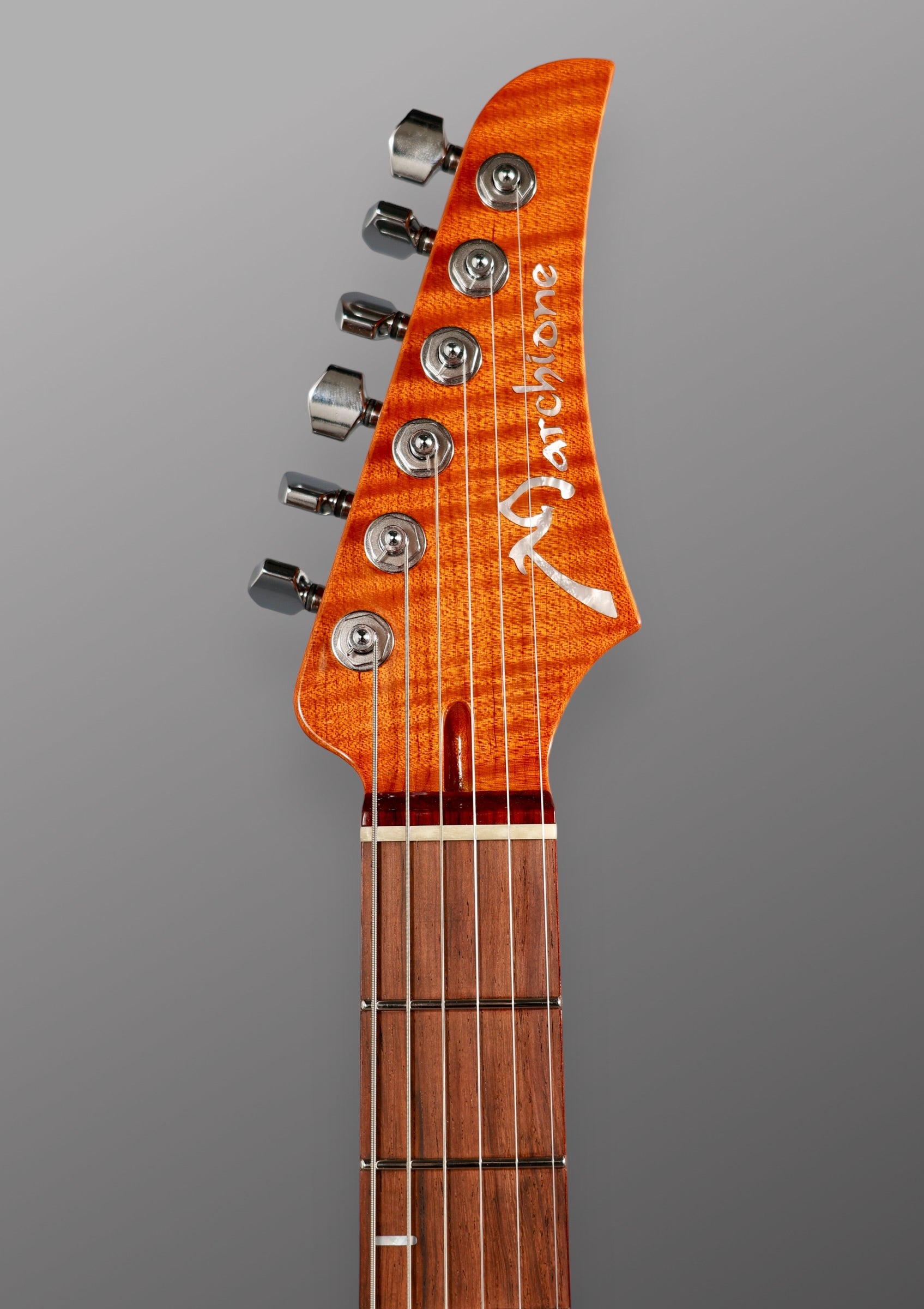 Marchione Carve-Top Neck-Through Solid Body - Natural. NEW