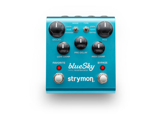 Strymon BLUESKY REVERBERATOR 2020 Blue (Authorized Dealer)