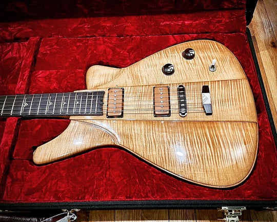 Jesselli Guitars “3-Piece Special” Flame Maple. Fully Hollow & Carved 2021 / NEW (Authorized Dealer)