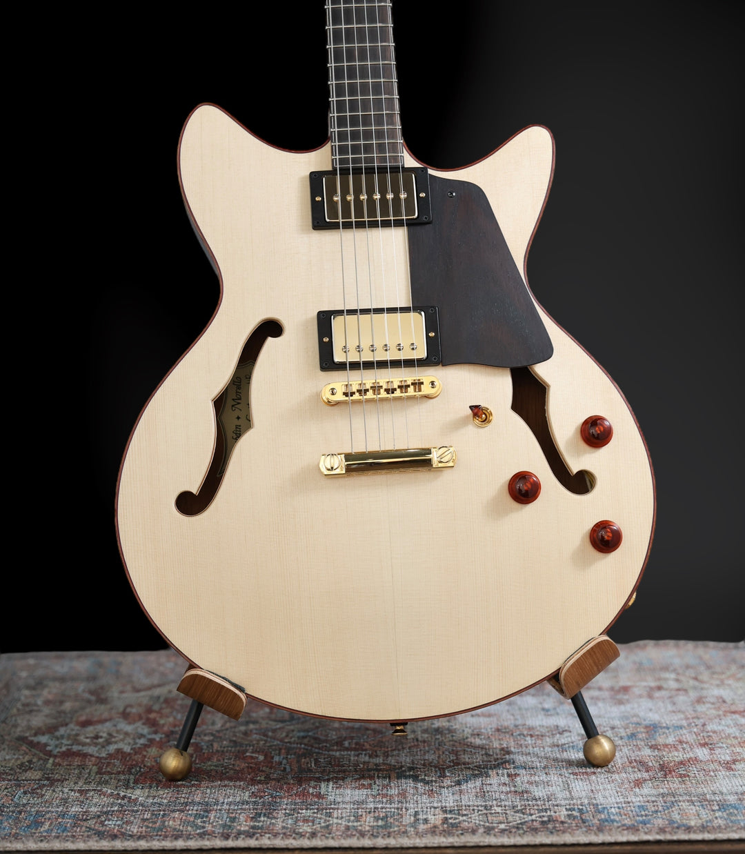Lambdin-Morello  Coastal Semihollow Guitar 2025 - Natural / Varnish. NEW