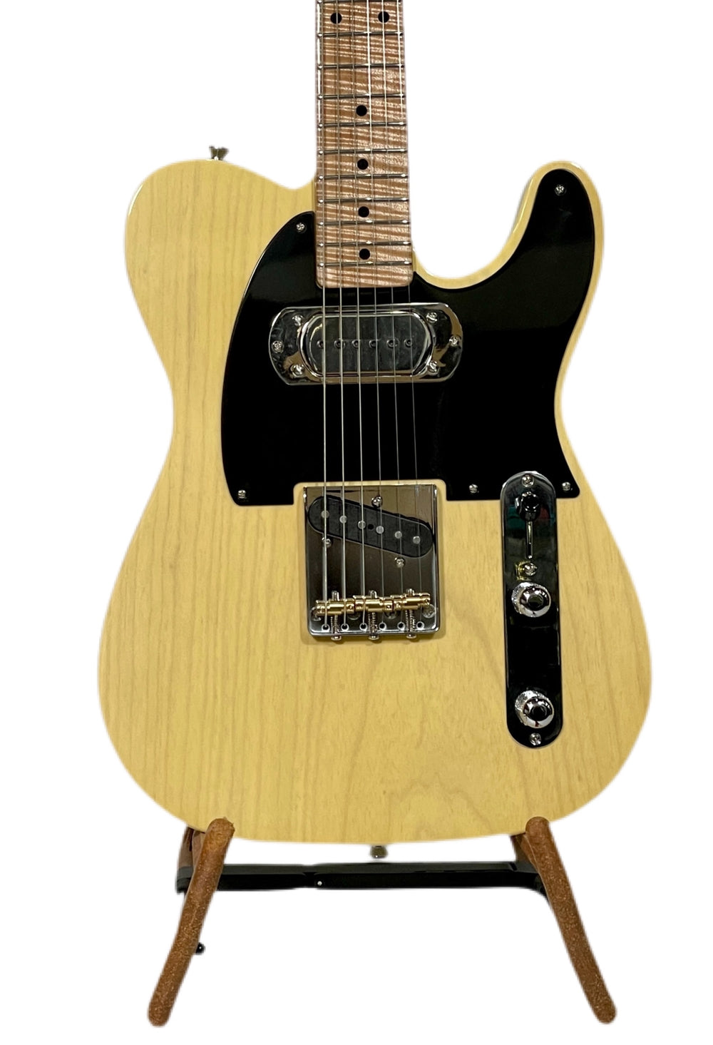 Mario T-Style 2022 Nocaster Blonde 1-Piece Body, AAAA 1/4" Sawn Neck, Bigsby Pup (Authorized Dealer)