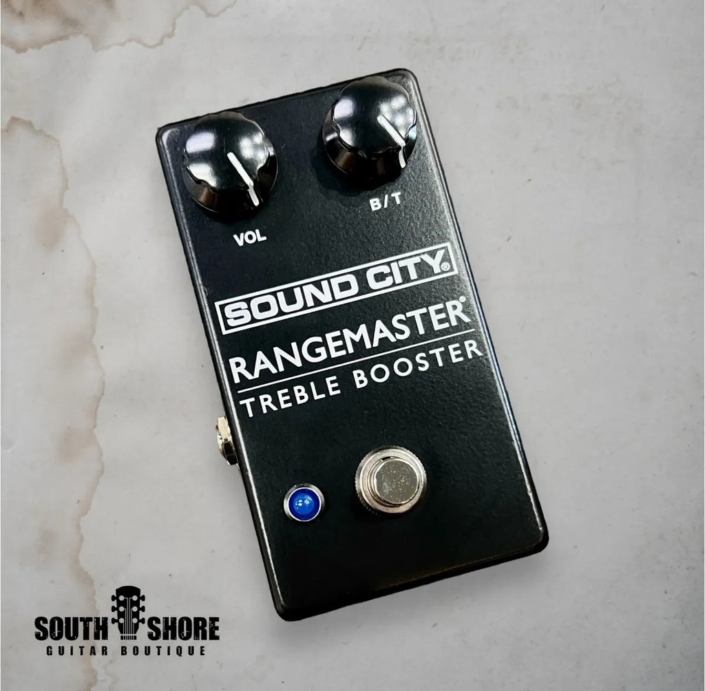 ギター RANGEMASTER TREBLE BOOSTER Sound City Rangemaster Treble Booster - Black – South Shore Guitar