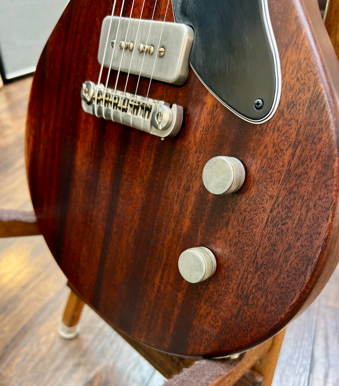Wide Sky Guitars Junior 2021 - Mahogany / Natural w/ Curtis Novak P-90