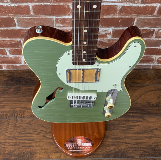 Ronin Betty Thinline "Custom Build" 2020 Pinecrest Green/Natural Redwood 5lbs 9oz  Authorized Dealer