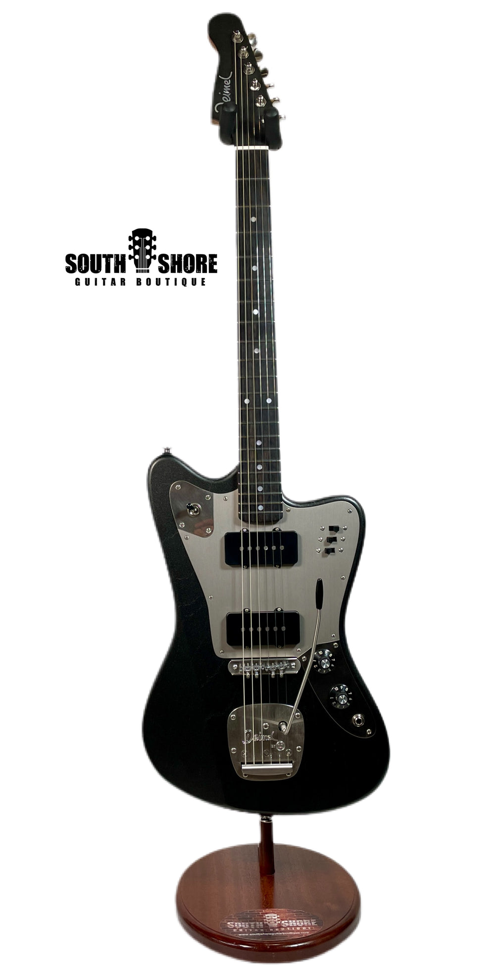 Deimel Firestar Open Pore Black Finish w/ Novak Pickups NEW (Authorized Dealer)
