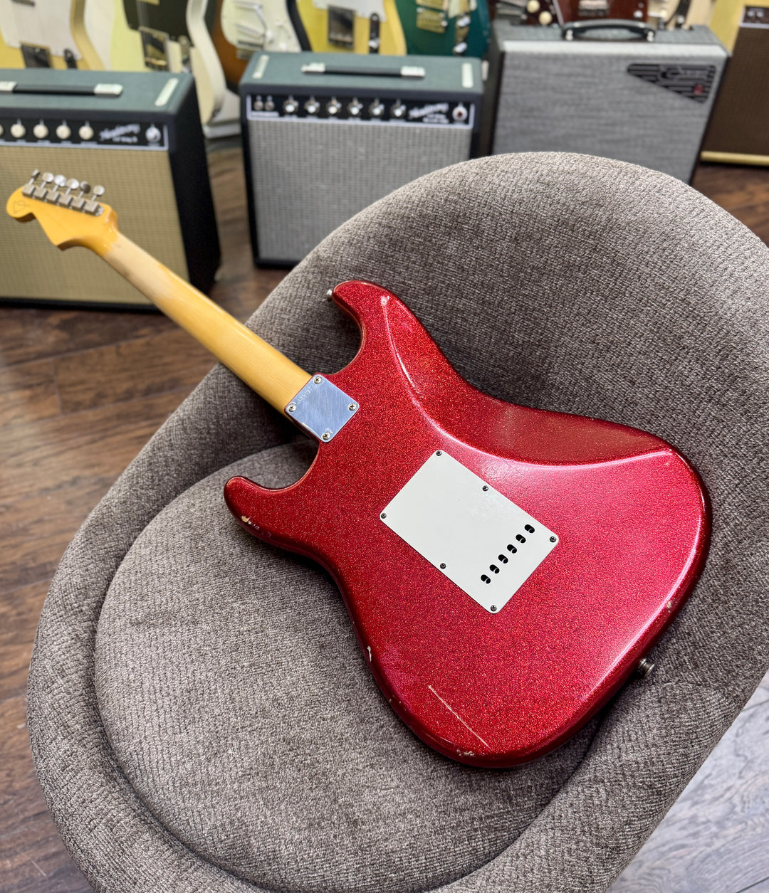 Fender Custom Shop “Not-Rod” ’60s Stratocaster - 2019 - Red Sparkle Relic. Master Built by Mark Kendrick