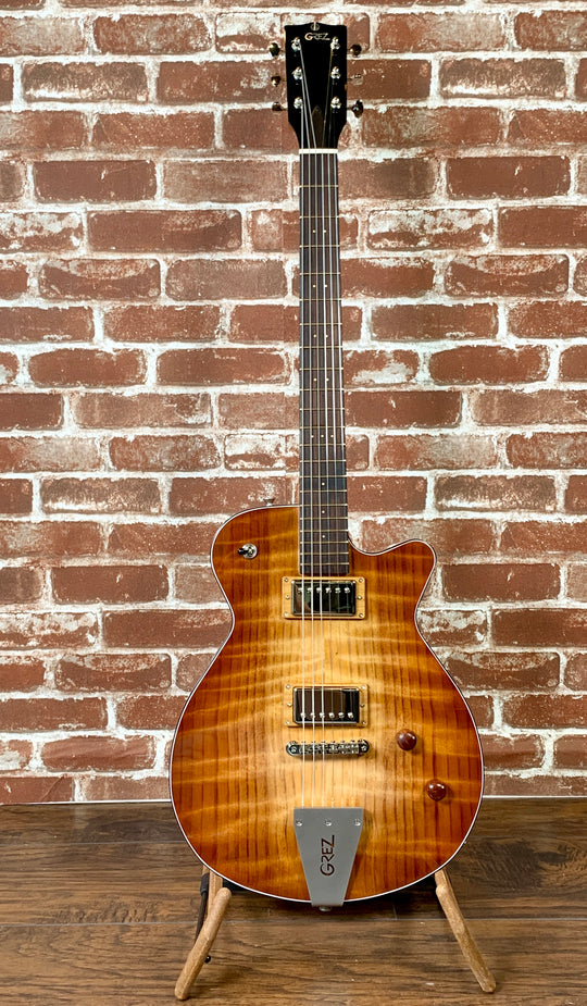 Grez Mendocino Custom, 2020 Tobacco Burst OG Redwood, Lollar Imperials 5lbs 3oz (Authorized Dealer)