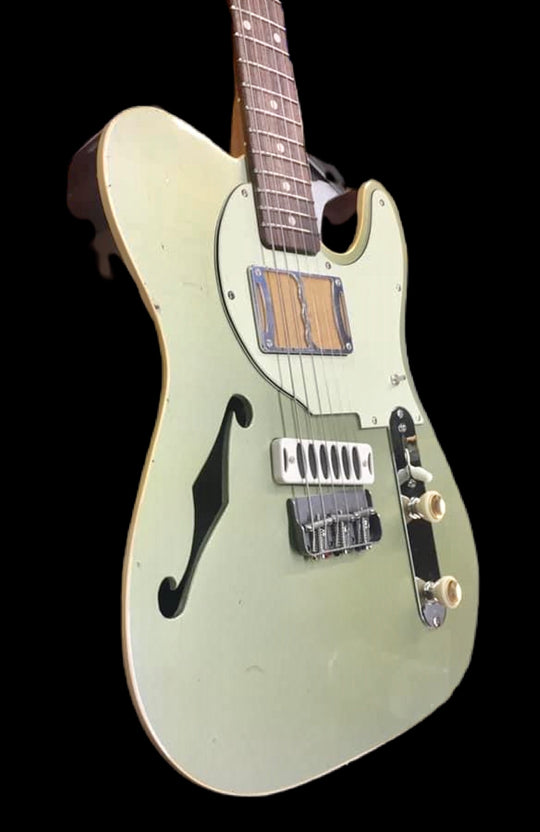 Ronin Betty Thinline "Custom Build" 2020 Pinecrest Green/Natural Redwood 5lbs 9oz  Authorized Dealer