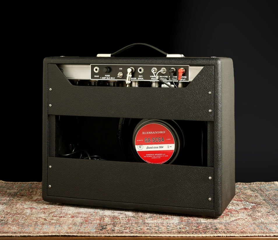 Headstrong Lil’ King Reverb - Black / Aged Silver. GA-SC64 12”