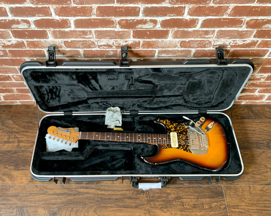 Waterslide S-Style W/ Mojo Lap-Steal and Gold-Foil Pickups, 2020 Sunburst NEW (Authorized Dealer)