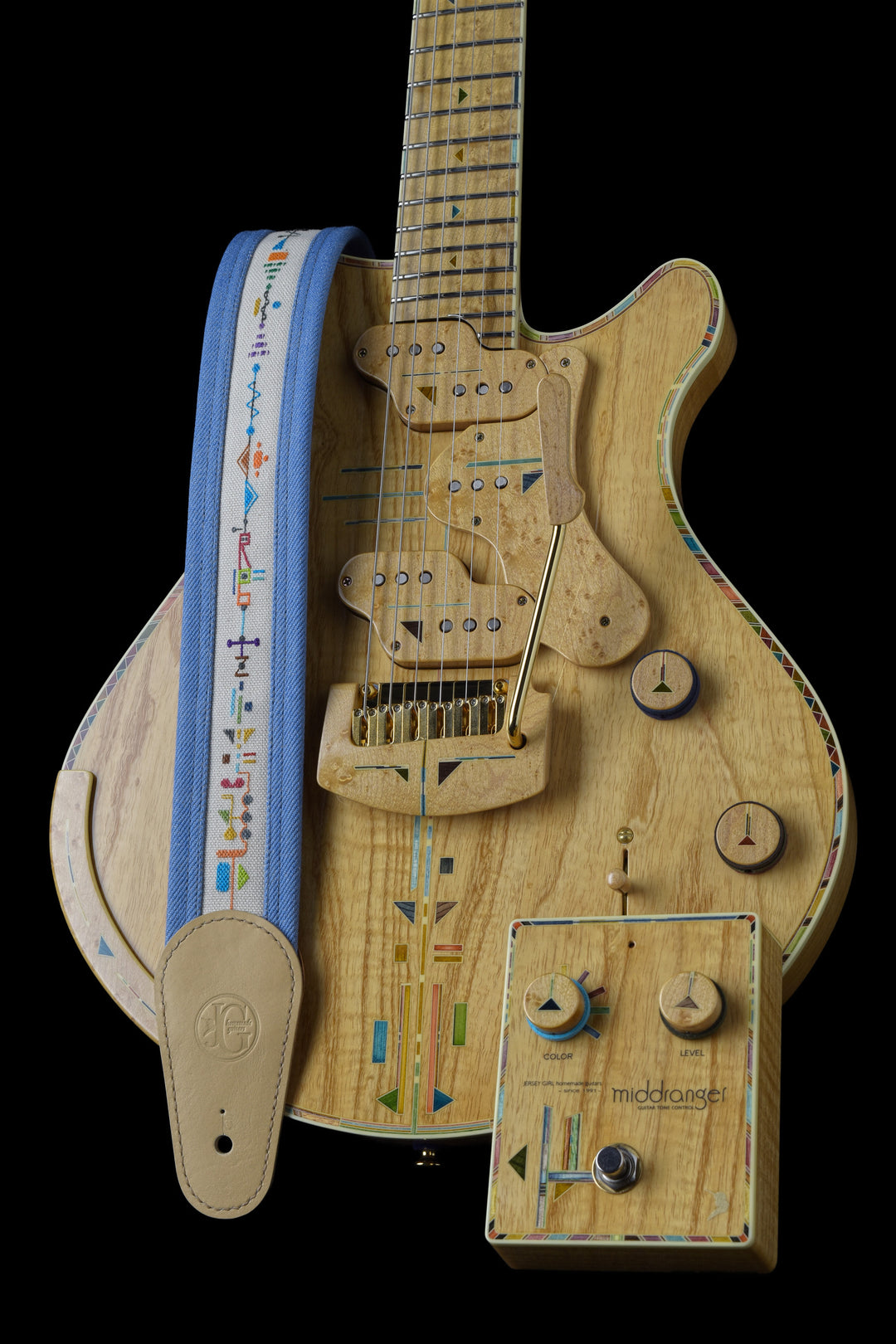 Jersey Girl Homemade Guitars Coota-Robitz  2025 - Ash / Figured Maple. NEW, (Authorized Dealer)