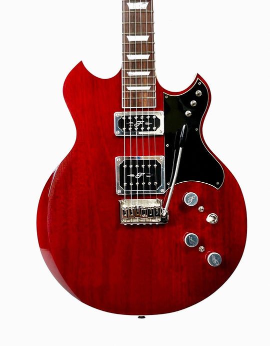 Fiam Guitars Nightingale by Ex Ronin Luthier Izzy Lugo, 2021 Wine Red/Black NEW (Auhthorized Dealer)